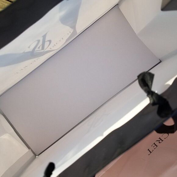 Victoria's Secret Shopping Bags Black & Pink Small & Large Storage Tote - Picture 7 of 11